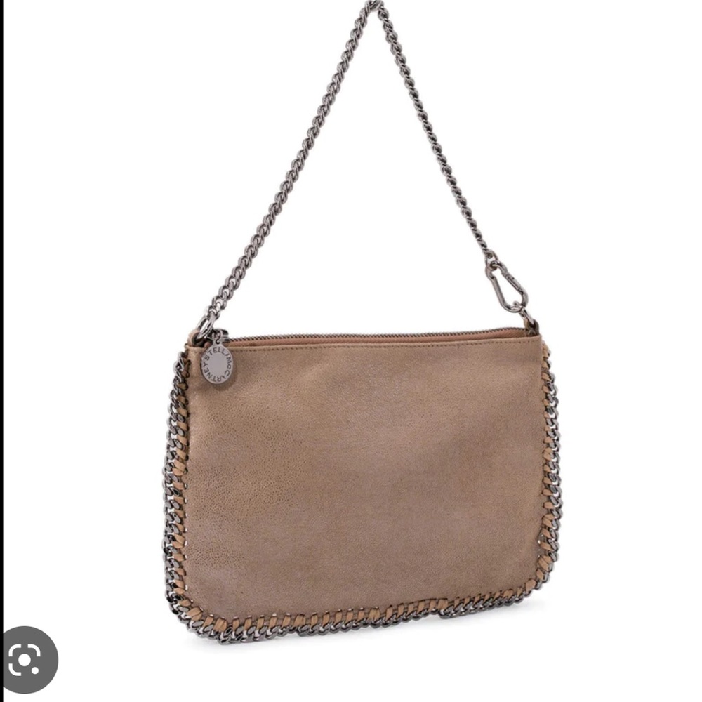 Stella McCartney Beige-Tan Falabella Chain Shoulder Bag